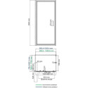 Душевой уголок Wasserkraft Salm 27I17 100x80 см