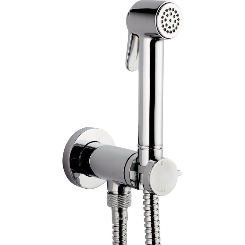 Гигиенический душ Bossini Paloma Brass Mixer Set E37005B.030 со смесителем, С ВНУТРЕННЕЙ ЧАСТЬЮ