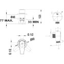 Гигиенический душ TEKA Mallorca 326176200 со смесителем, С ВНУТРЕННЕЙ ЧАСТЬЮ