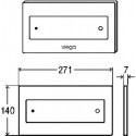 Кнопка смыва Viega Visign for Style 12 596743 белая