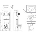 Комплект AM.PM Spirit V2.0 IS450A38.701700 с сиденьем микролифт, сенсорная кнопка