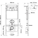 Комплект Berges Wasserhaus Novum 043234 кнопка чёрная