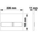 Комплект Berges Wasserhaus Novum 043234 кнопка чёрная