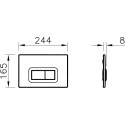 Комплект VitrA Normus 9773B003-7200 кнопка хром