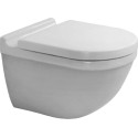 Комплект  Унитаз подвесной Duravit Starck 3 42250900A1 комплект + Система инсталляции для унитазов TECE Base K440322 с кнопкой смыва + ершик