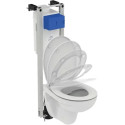 Комплект  Унитаз подвесной Ideal Standard Eurovit K881201 безободковый + Система инсталляции для унитазов Ideal Standard Prosys Eco Frame M E233267