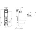 Комплект  Унитаз подвесной Ideal Standard Eurovit K881201 безободковый + Система инсталляции для унитазов Ideal Standard Prosys Eco Frame M E233267