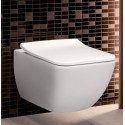 Комплект  Унитаз подвесной Villeroy & Boch Venticello 4611RS01 безободковый + Кнопка смыва Villeroy & Boch Viconnect 9224 9069 матовый хром + Система