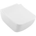 Комплект  Унитаз подвесной Villeroy & Boch Venticello 4611RS01 безободковый + Кнопка смыва Villeroy & Boch Viconnect 9224 9069 матовый хром + Система
