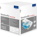 Комплект  Унитаз подвесной Villeroy & Boch Venticello 4611RS01 безободковый + Кнопка смыва Villeroy & Boch Viconnect 9224 9069 матовый хром + Система