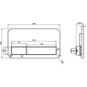 Комплект  Унитаз подвесной Villeroy & Boch Venticello 4611RS01 безободковый + Кнопка смыва Villeroy & Boch Viconnect 9224 9069 матовый хром + Система