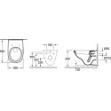 Комплект Унитаз Villeroy & Boch O.Novo + Инсталляция Villeroy & Boch + Кнопка смыва белая