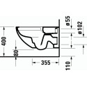 Комплект Унитаз подвесной Duravit Architec 45720900A1 + Система инсталляции для унитазов AlcaPlast Jadromodul AM102/1120 с кнопкой и шумоизоляцией