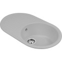 Мойка кухонная AquaGranitEx M-18 серая