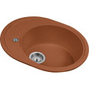 Мойка кухонная AquaGranitEx M-18l терракот