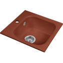 Мойка кухонная AquaGranitEx M-43 красный марс