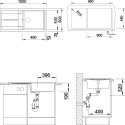 Мойка кухонная Blanco Metra XL 6 S стиль бетон