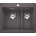 Мойка кухонная Blanco Pleon 6 Split темная скала