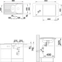 Мойка кухонная Blanco Tipo 6 S Basic сталь матовая