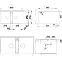 Мойка кухонная Blanco Zia 9 антрацит