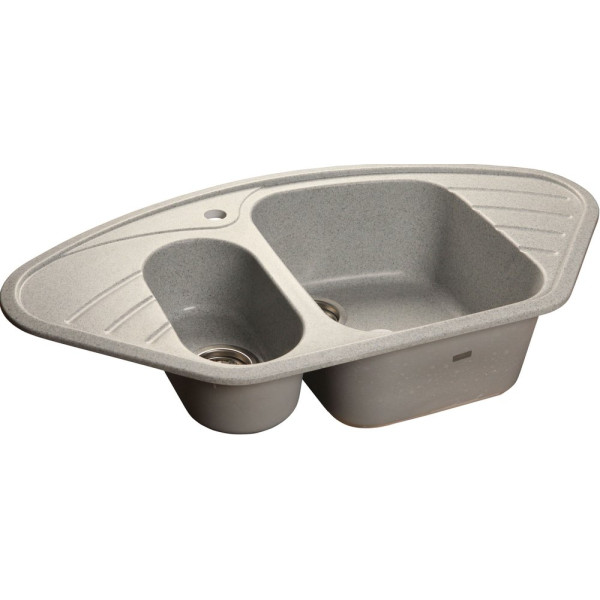 Мойка кухонная GranFest Corner C-960 E серая