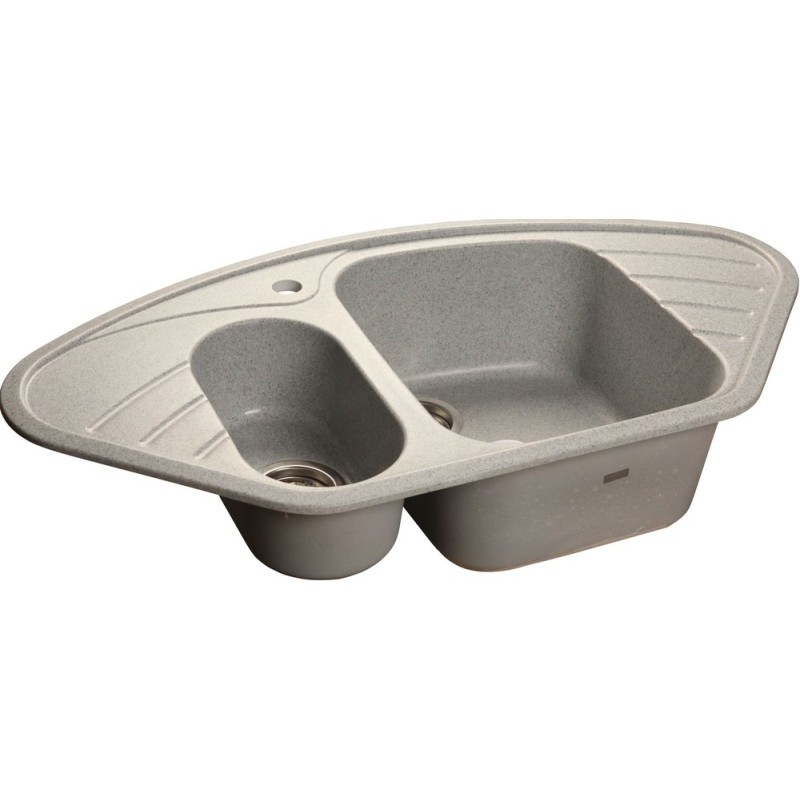 Мойка кухонная GranFest Corner C-960 E серая