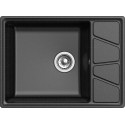 Мойка кухонная GranFest Vertex GF-V-680L черная