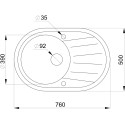Мойка кухонная Granula Standart ST-7601 классик