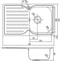 Мойка кухонная IDDIS Strit STR78SRi77