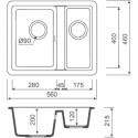 Мойка кухонная IDDIS Tanto TU4B565i87