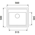 Мойка кухонная Kaiser KGM-5750-W белая