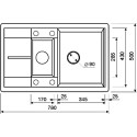 Мойка кухонная Lava D4 scandic (серый)