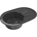 Мойка кухонная Mixline ML-GM Gloss 03 черная
