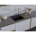 Мойка кухонная Omoikiri Kitagawa 86-LB графит