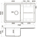 Мойка кухонная Omoikiri Sumi 79 темный шоколад