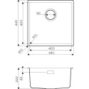 Мойка кухонная Omoikiri Tadzava 44-U/I-Ultra