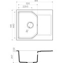 Мойка кухонная Omoikiri Yonaka 61-BL черная