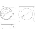 Мойка кухонная Paulmark Gelegen PM404800-QU кварц
