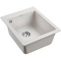 Мойка кухонная Paulmark Leer PM104249-WH белый