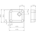 Мойка кухонная Reginox Colorado L18 4035 LUX OKG сталь