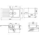 Мойка кухонная Schock Signus 60D (D-150) пуро