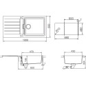 Мойка кухонная Schock Signus 60D Large (D-100L) поларис