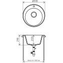 Мойка кухонная Tolero Classic R108/101 бежевая