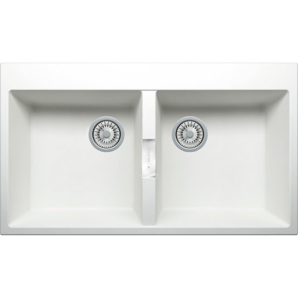 Мойка кухонная Tolero Loft TL-862 белая