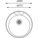 Мойка кухонная TopZero Favorite FAL490