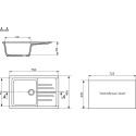 Мойка кухонная Ulgran U-400-302 песочная