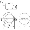 Мойка кухонная Ulgran U-405-310 серый