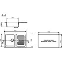 Мойка кухонная Ulgran U-502-331 белая