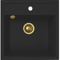 Мойка кухонная Zorg Granit GR 515 BLACK BRONZE бронза