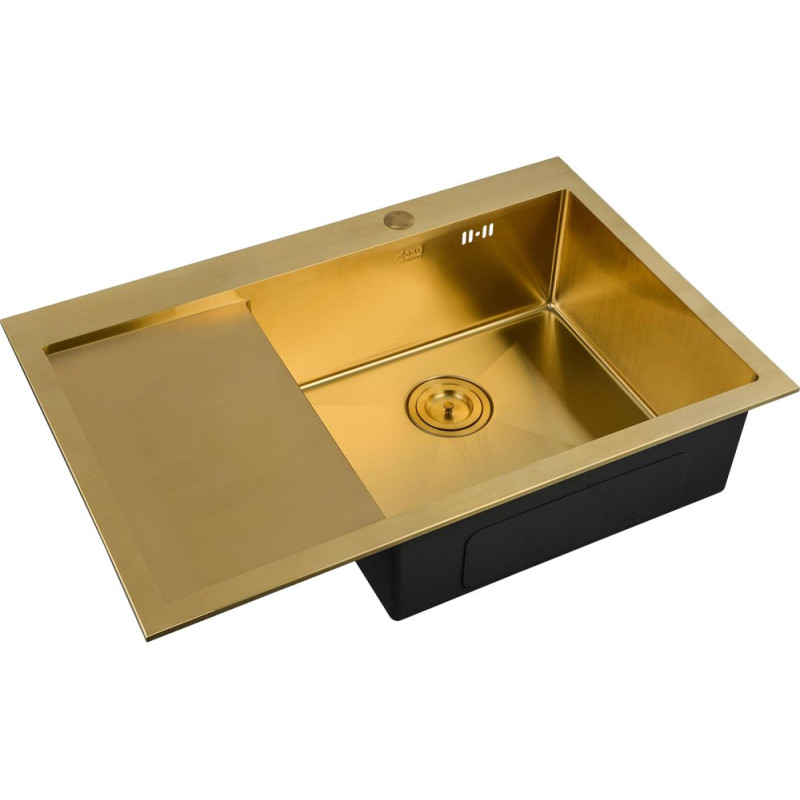 Мойка кухонная Zorg Inox Pvd SZR-7851-R Bronze